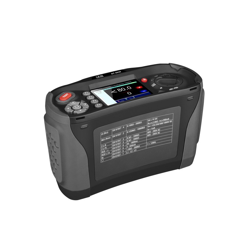 CEM DT-6650 Multifunction Electrical Installation Tester