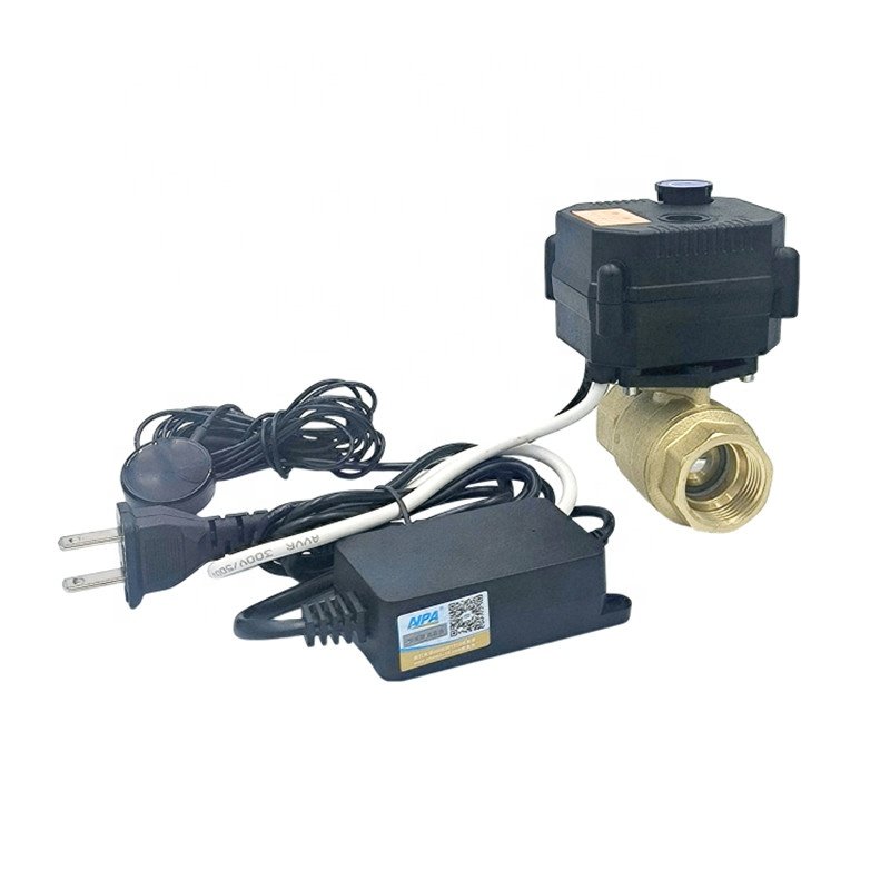 Factory wholesale price smart water leak tester detector sensors alarm and auto shut off ball valve system