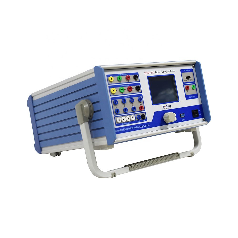 Automatically Multifunction 3 Channels Current And 4 Channels Voltage Secondary Injection Test Kit Protective Relay Tester