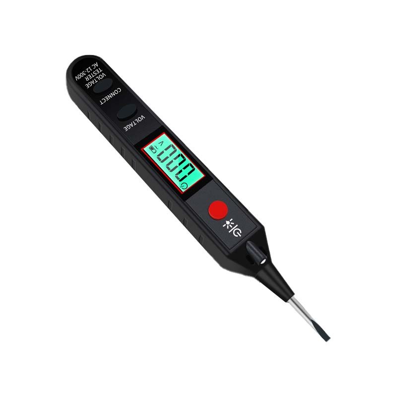 Pocket Electrical LCD Display12V-300V AC Voltage Pen Detector Tester With Zero Firewire Distinguish Continuity Tester