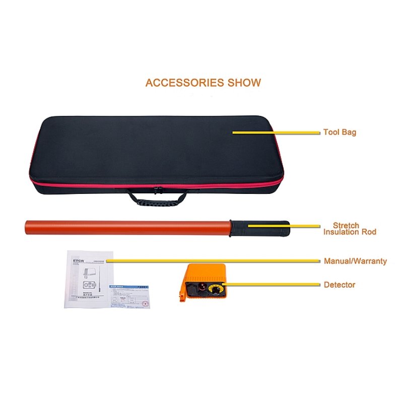 ETCR1820 Device High Voltage Detector Non-Contact Electroscope Electricity Testing