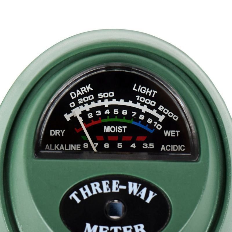 3 in 1 Soil detector Soil pH Meter Moisture humidity Tester Light Sensor Meter Plant Tester for Garden
