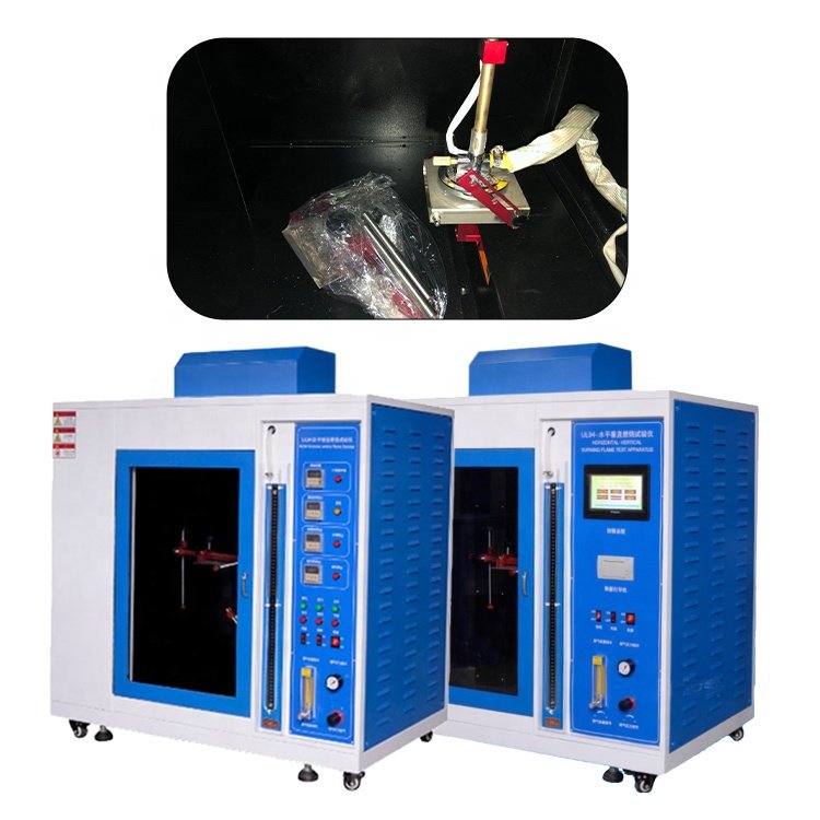 LIYI Horizontal Vertical Flame Tester U L94 Flammability Test Chamber Plastic Flame Retardant Tester