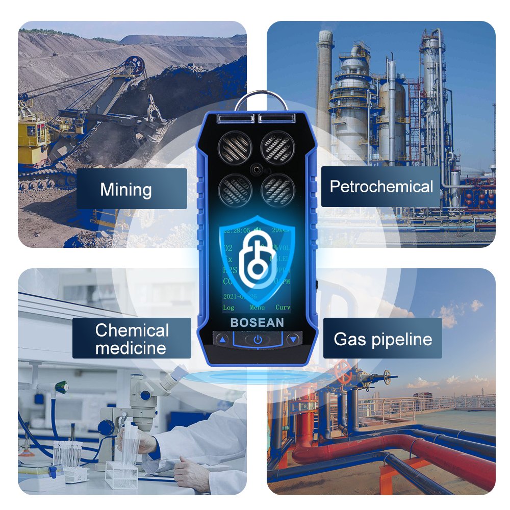 Bh4s Portable Multigas detector Portable Multi Gas Detector With Good Quality