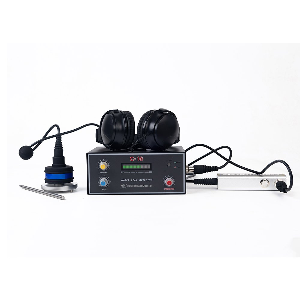 BONDI C-16 Portable Digital Electronic Pipe Leak Detector Detects Groundwater Leaks Domestic Industrial Settings 3 Meters Depth