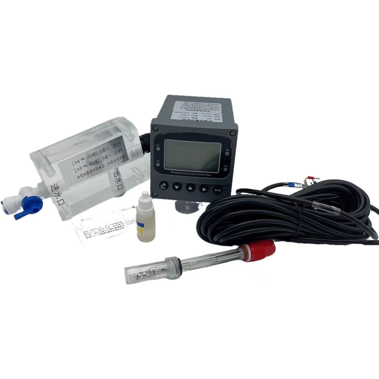 High Quality Water Quality Online detector With Microprocessor Industrial Online Residual Chlorine Meter