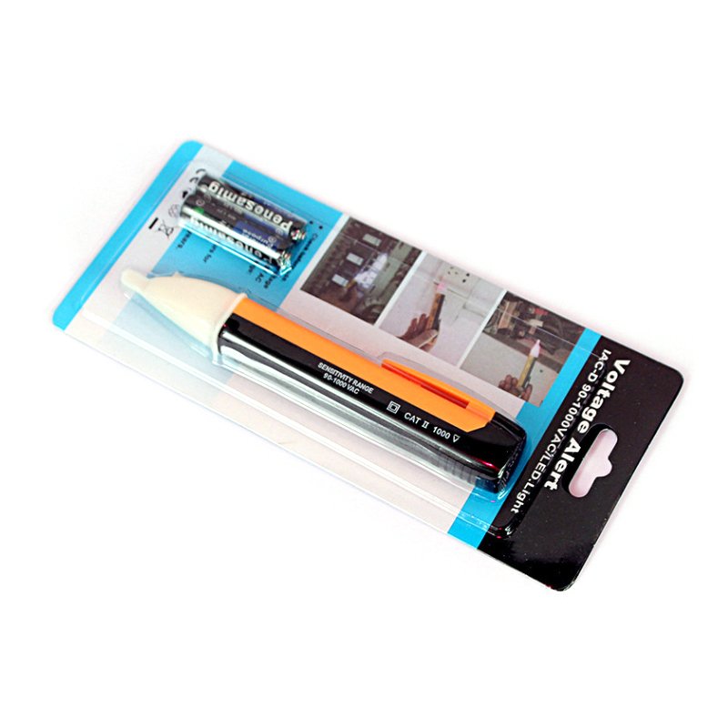 Non-contact induction test pencil 90-1000V Tester Electrical Socket Wall AC Power Outlet Voltage Detector Sensor Tester Pen LED