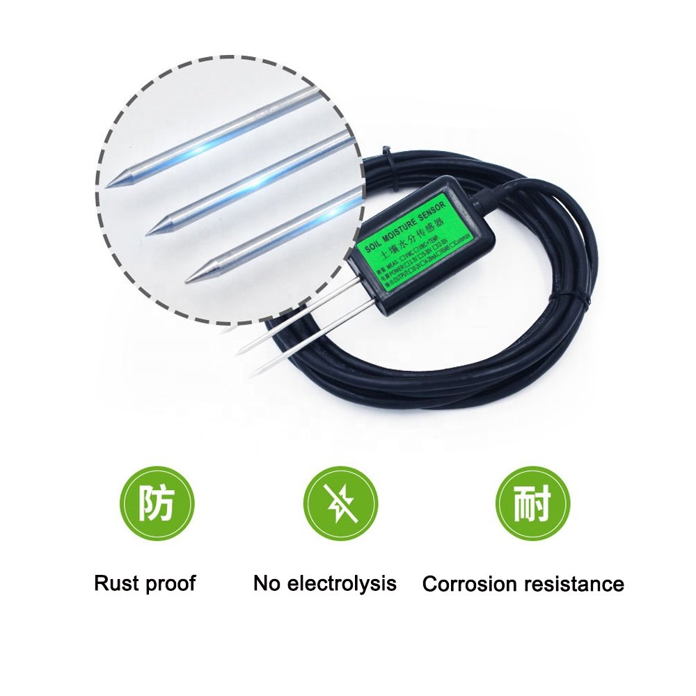 wireless lora type soil temperature humidity sensor monitor the farm greenhouse soil sensor