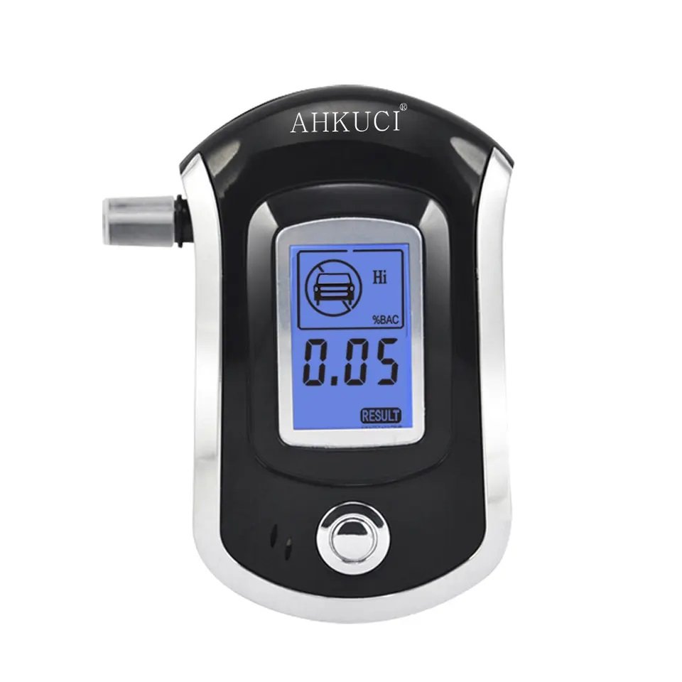 Road Safety Digital LCD screen Breath Alcohol Tester Electronic Breathalyzer analyzer meter monitor sensor detector indicator