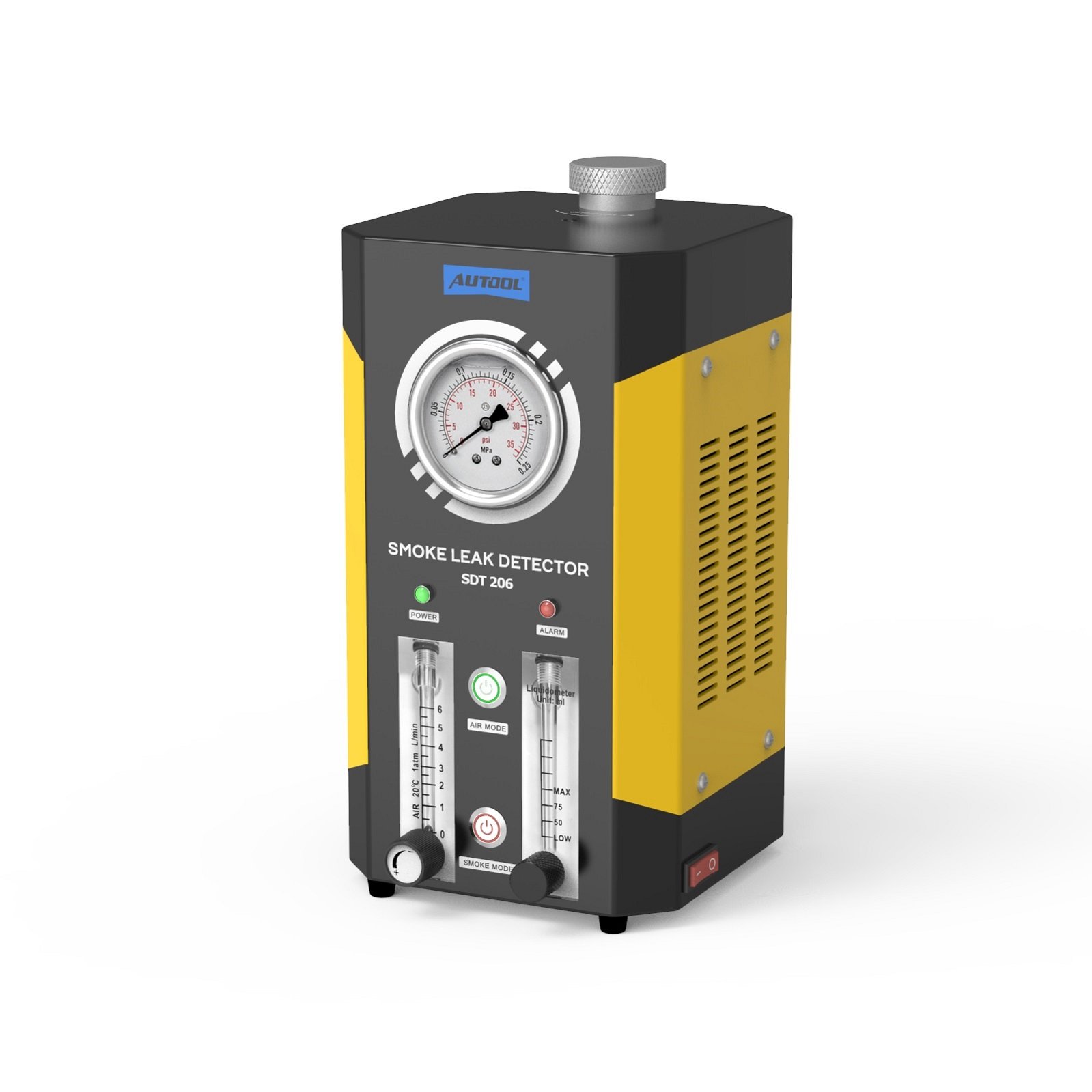 2023 Autool SDT206 Upgrade Car Smoke Leak Detector Pipeline System Leakage Tester Tool Including Flow Liquid Gauge