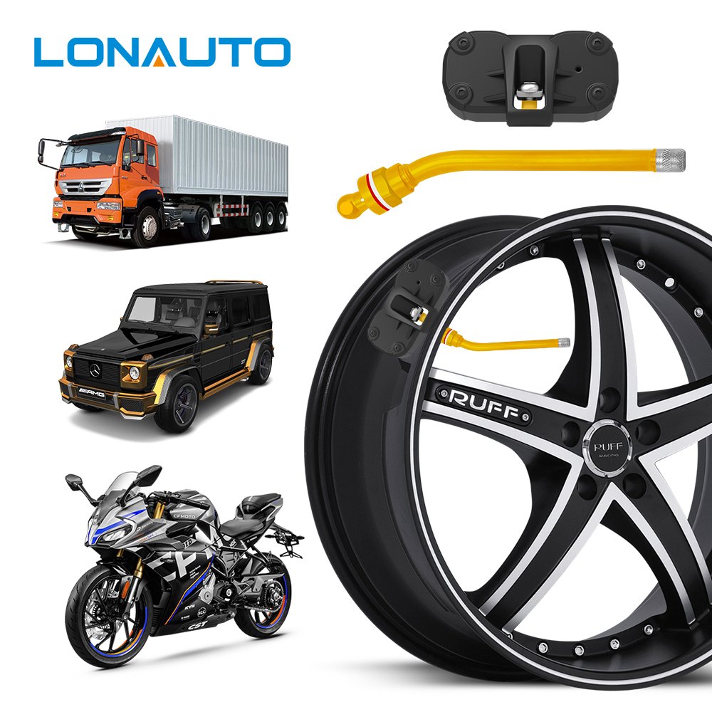 New BLE 5.0 Tire Pressure Real-time Monitoring TPMS High Temperature alarm support android ios window Diesel-Gasoline Vehicle