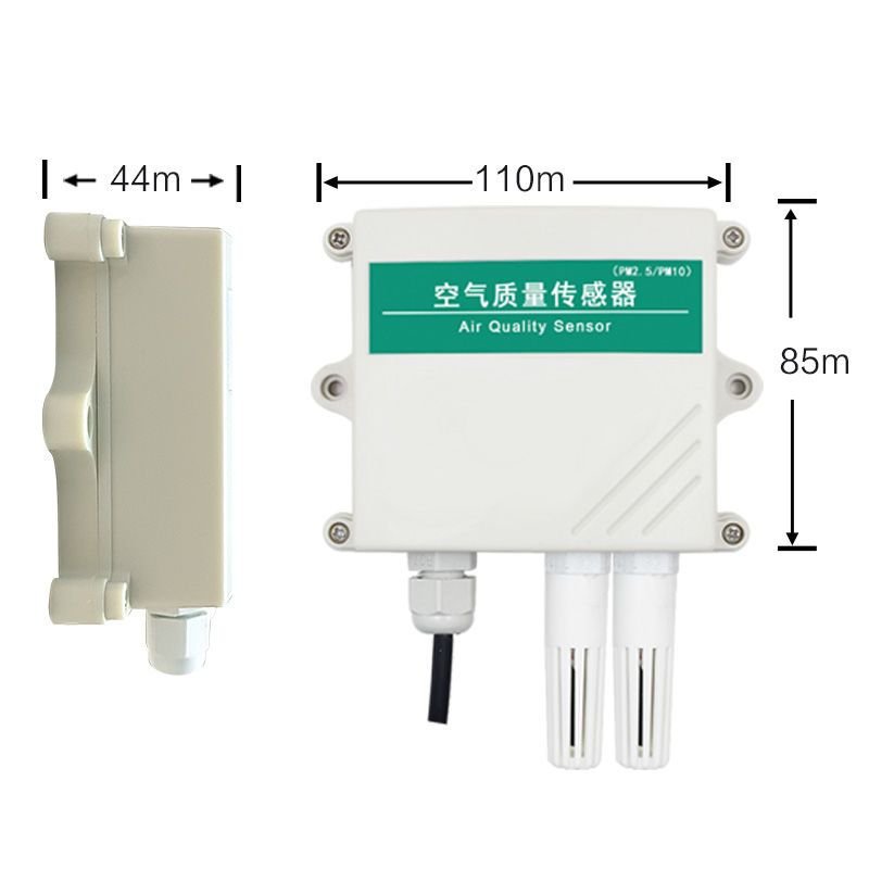 PM2.5 sensor RS485 air quality particulate matter PM10 detector dust concentration monitoring temperature and humidity