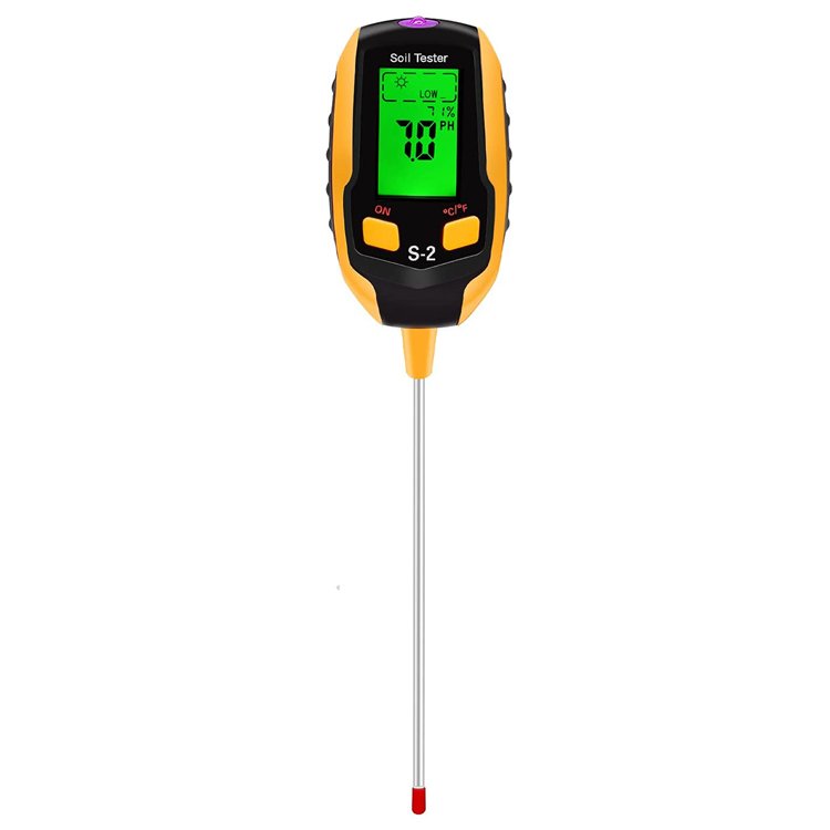 Garden pH Tester 4 in 1 Electronic Soil Tester High Quality Soil Moisture Meter