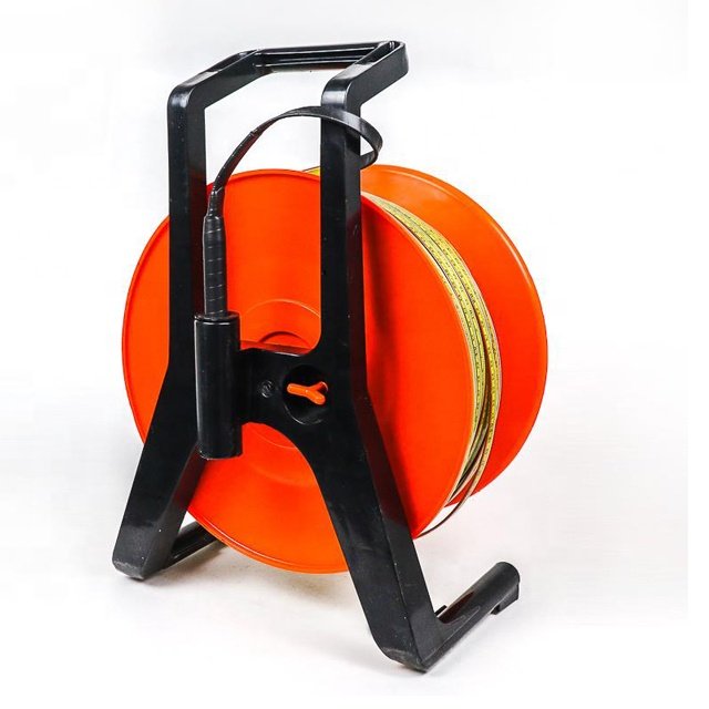 New Portable Submersible Deep Well Level Gauge Steel Ruler Type Borehole Water Level Dip Meter 100M