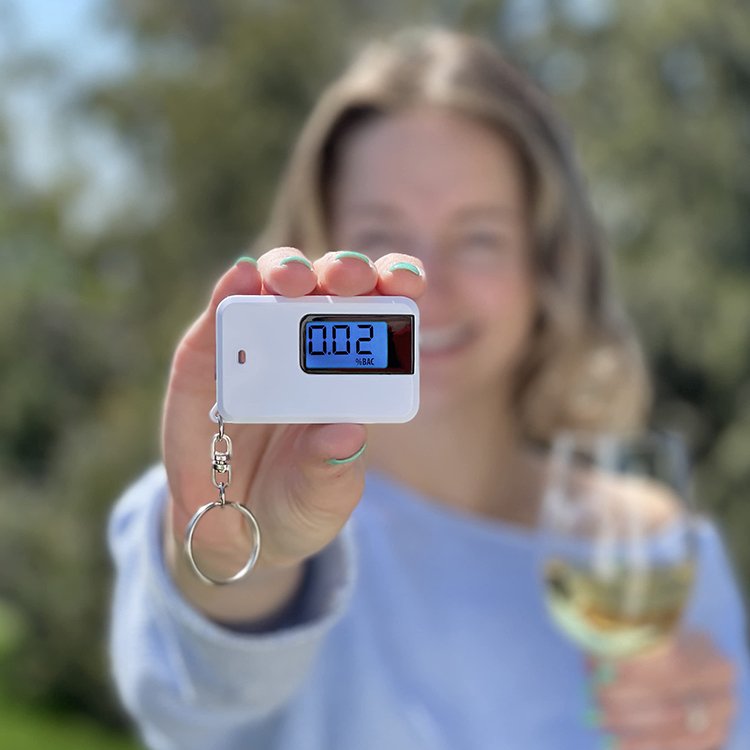 Ultra-Portable Pocket Keyring Alcohol Tester for Personal Use