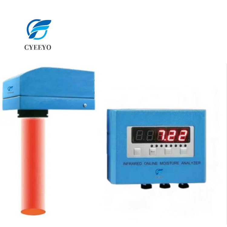 conveyor belt Infrared Online Paddy Cereal Lint Seed cocoa beans Bean Grains Moisture Meter Detector
