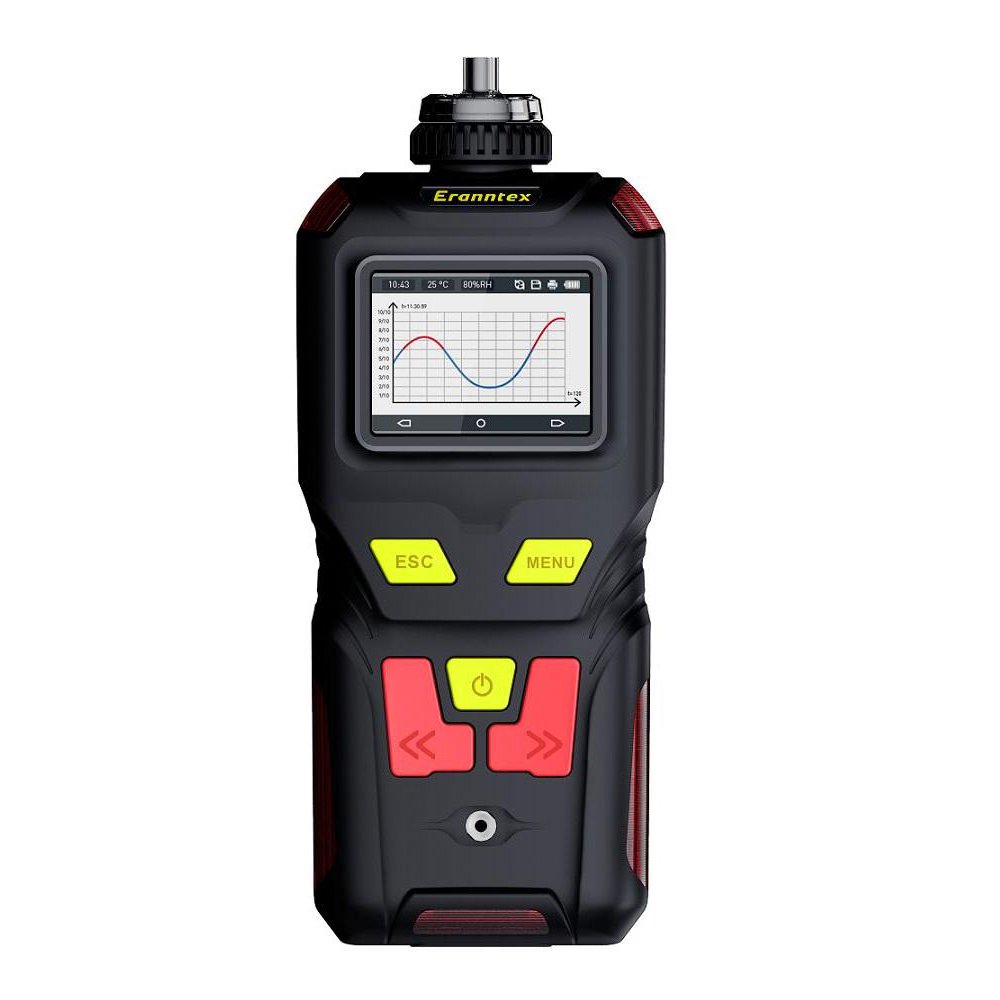 High Precision CO H2S O2 Ex(LEL CH4) 4 gas detector pump type multi gas detector meter toxic and harmful gas sensor