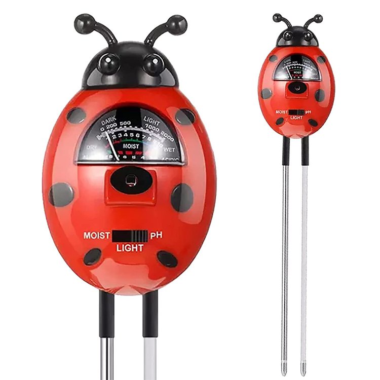 3 in 1 Soil PH Meter Sunlight PH Tester Garden Flowers Soil Moisture Sensor Meter Plants Acidity Humidity PH Monitor Detector