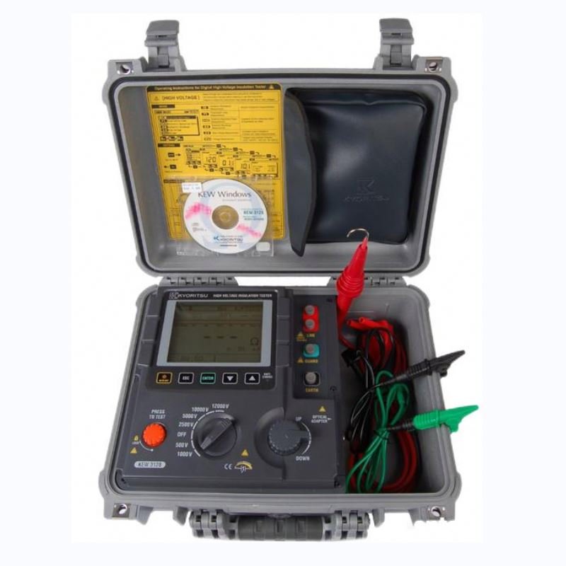 Kyoritsu KEW 3128 High Voltage Insulation Tester Test Voltage 12kV Resistance 35T ohm