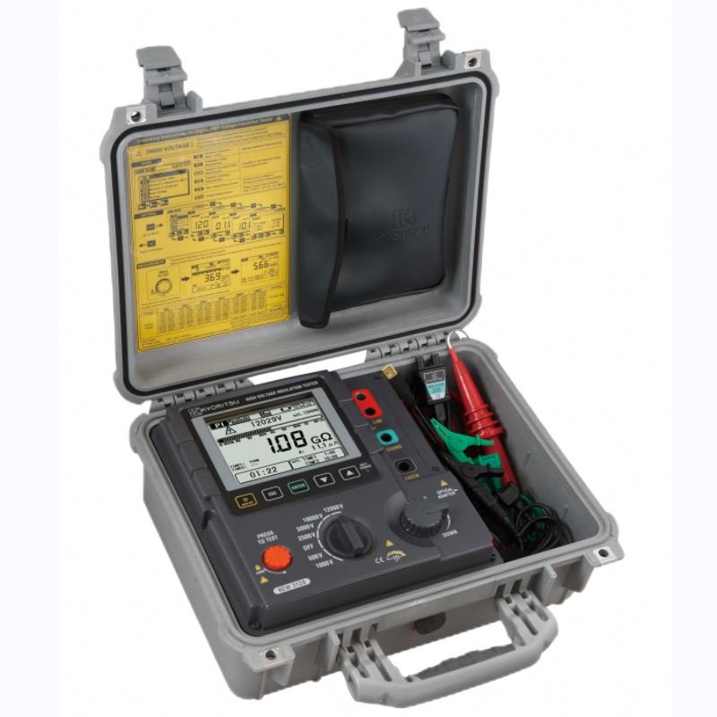 Kyoritsu KEW 3128 High Voltage Insulation Tester Test Voltage 12kV Resistance 35T ohm