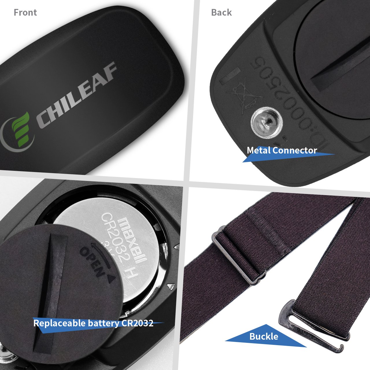 Popular Gym Equipment CL800 Chest Strap Heart Rate Monitor Chest Strap For Waterproof And BLE & Ant+