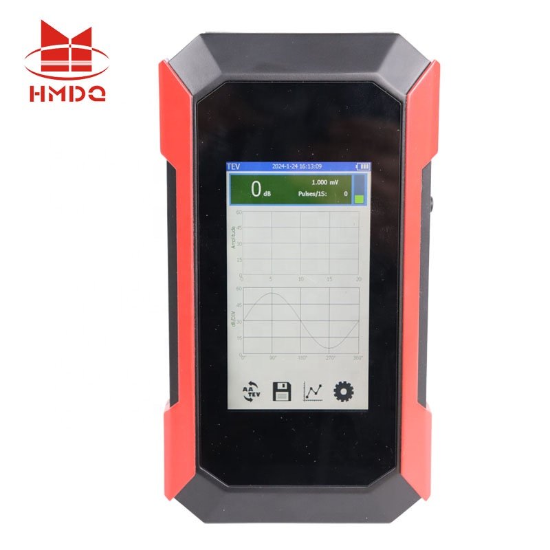 HM9001 UHF TEV HFCT Ultrasonic Sensor Handheld Partial Discharge Tester PD High Voltage Detector For Cable GIS Switchgear