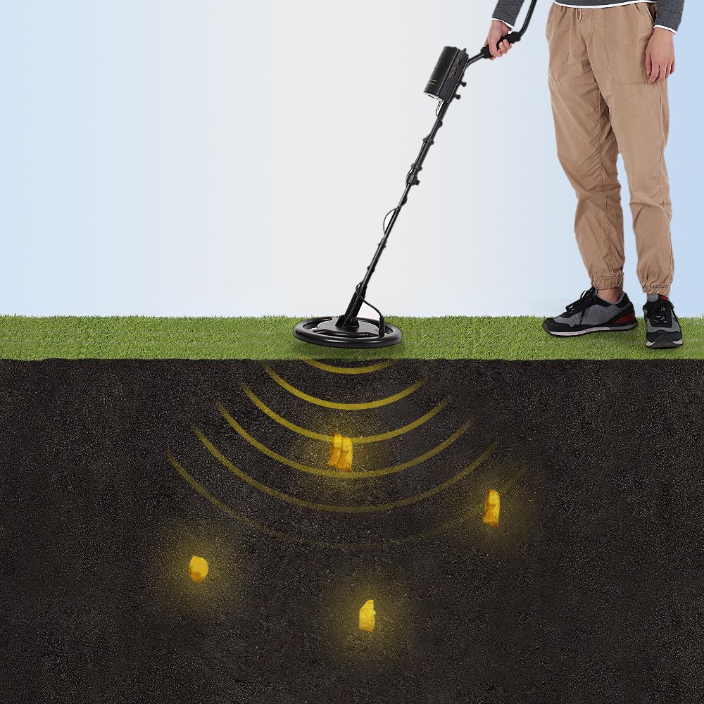 SMART SENSOR AS944-3M Rechargeable Underground Industrial Metal Detectors Ground Nugget Detector Gold Digger Treasure Hunter