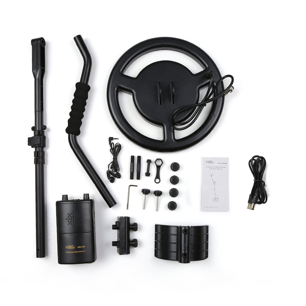 SMART SENSOR AS944-3M Rechargeable Underground Industrial Metal Detectors Ground Nugget Detector Gold Digger Treasure Hunter