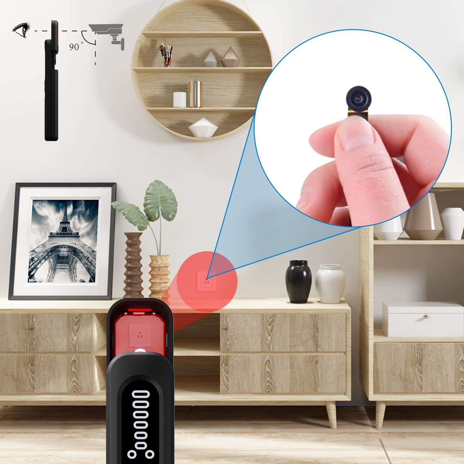 X13 Infrared Camera Detector Protective Alarm Multi-function Mini Wireless Tester Gps Signal Device Home Scanner Detector