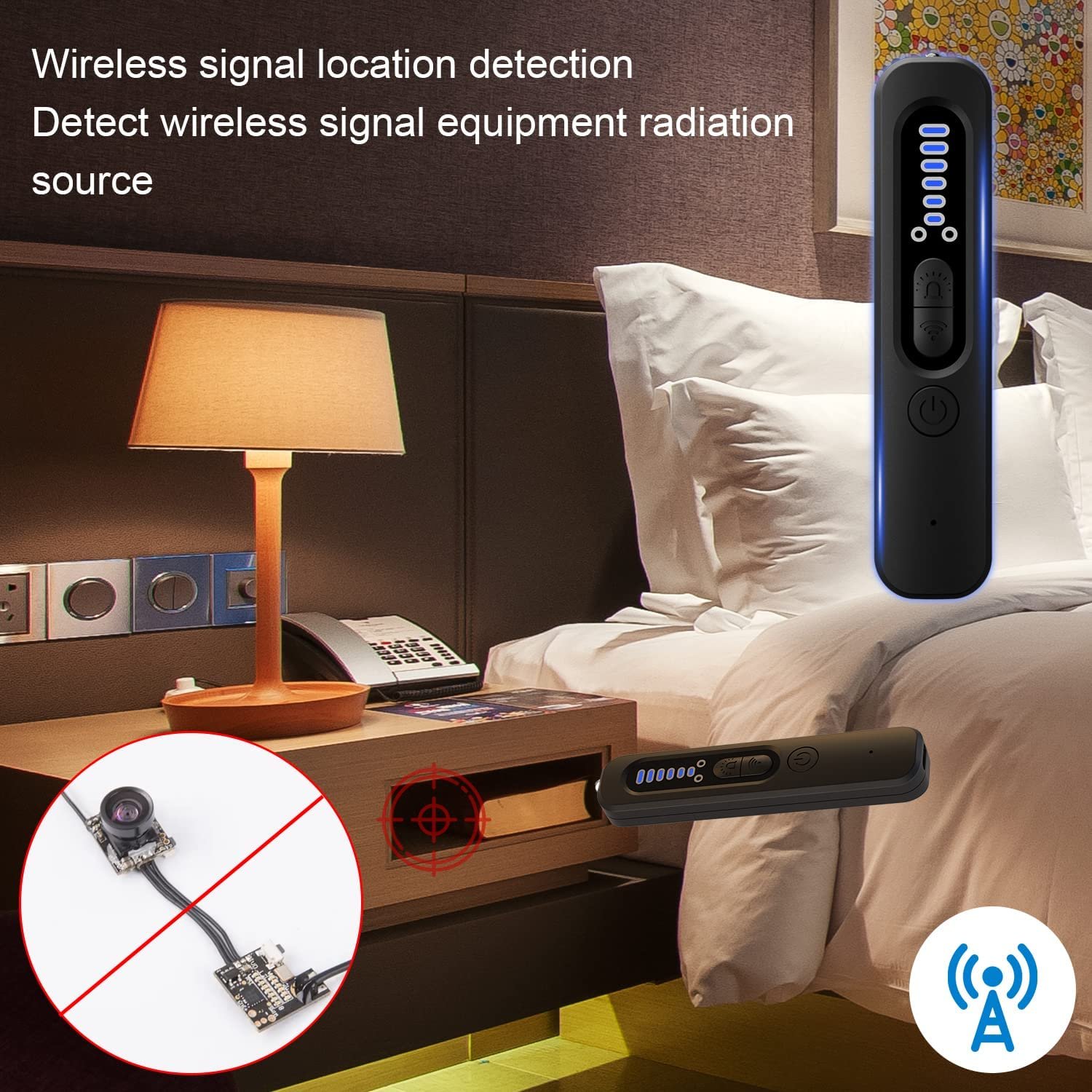X13 Infrared Camera Detector Protective Alarm Multi-function Mini Wireless Tester Gps Signal Device Home Scanner Detector