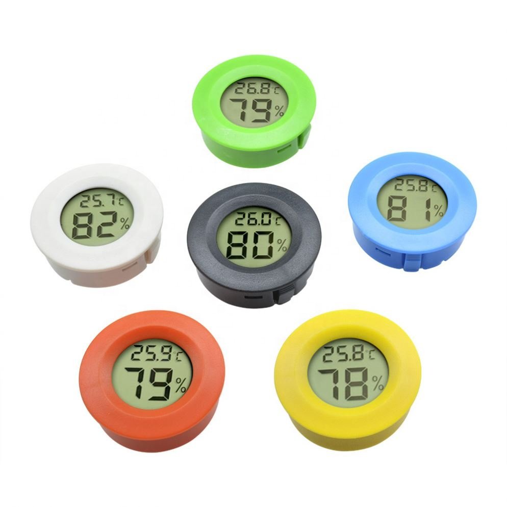 Mini LCD Digital Thermometer Hygrometer Fridge Freezer Tester Temperature Tester Sensor Humidity Meter Detector