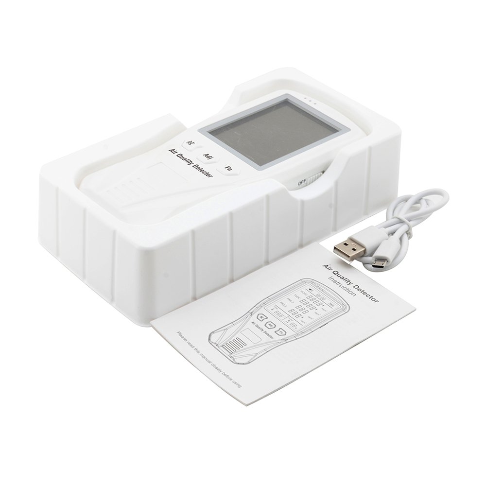 Air Quality Detector Formaldehyde Detection Instrument Home New House Cab Self-Testing High-Precision Indoor Air Quality Tester