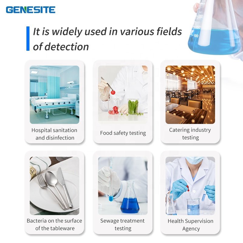 ATP Fluorescence Detector ATP Meter with Swabs Hygiene Sanitary Monitor Device ATP Tester Machine Bacteria Detector