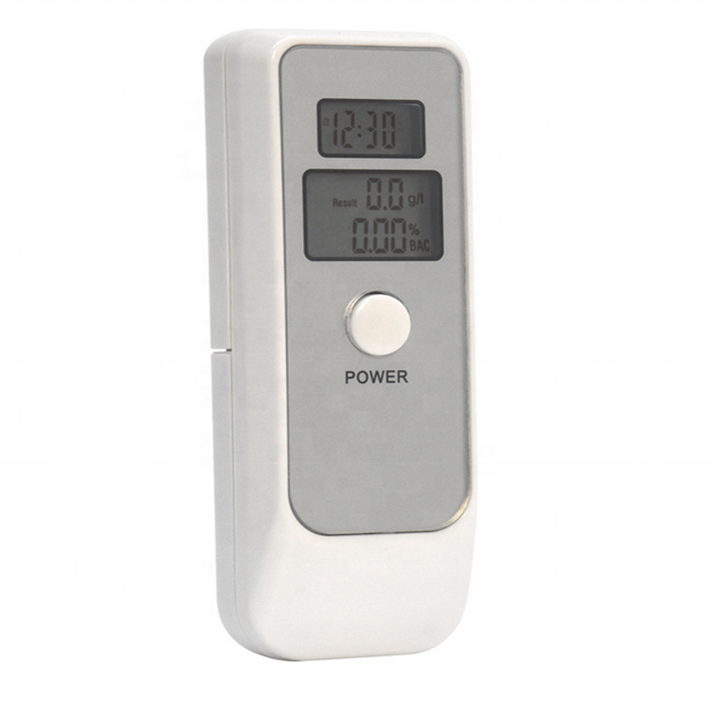 Breathalyser Device Alcohol Detector Car Electronics Alcohol Breath Tester Backlight LCD Dual Screen Breathalyzer With Clock