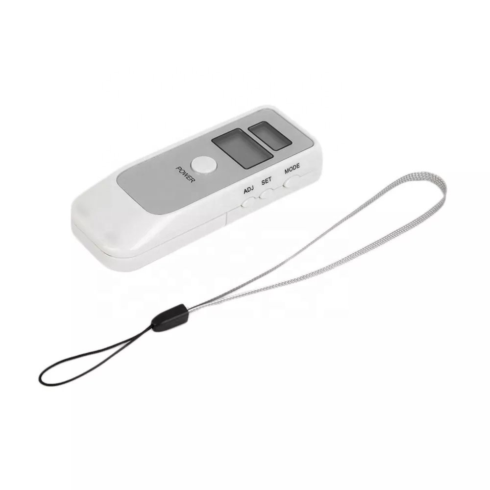Breathalyser Device Alcohol Detector Car Electronics Alcohol Breath Tester Backlight LCD Dual Screen Breathalyzer With Clock