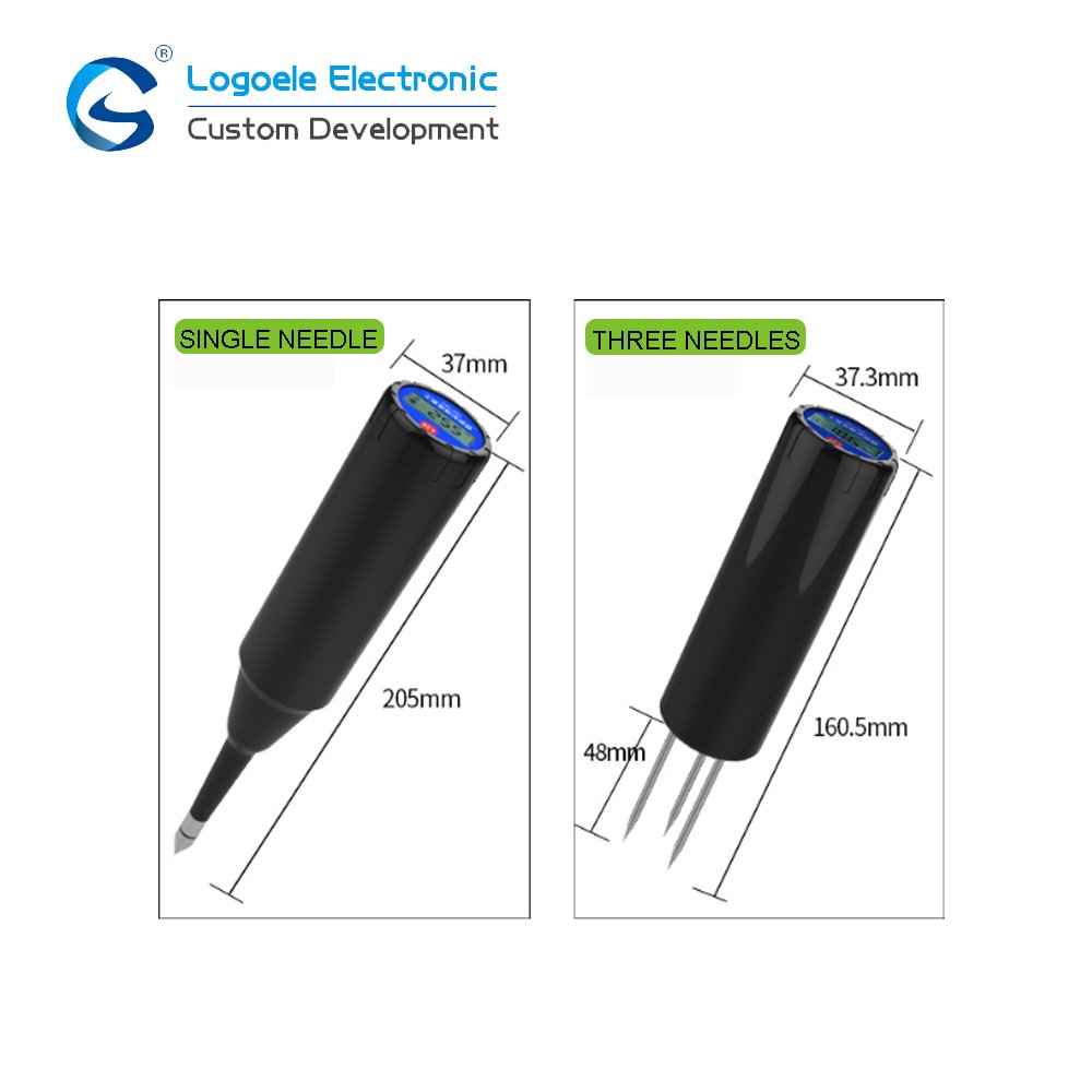 Nutrient Tester Conductivity Nitrogen Phosphorus Potassium Moisture Fertilizer Detector Sensor portable Soil pH Meter