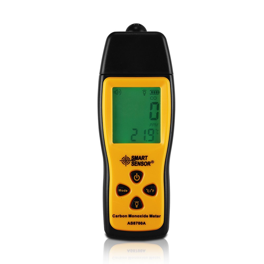 High Precision CO Gas Analyzer Handheld Carbon Monoxide Meter Tester LCD gas Detector Monitor Sound + Light Alarm 0-1000ppm