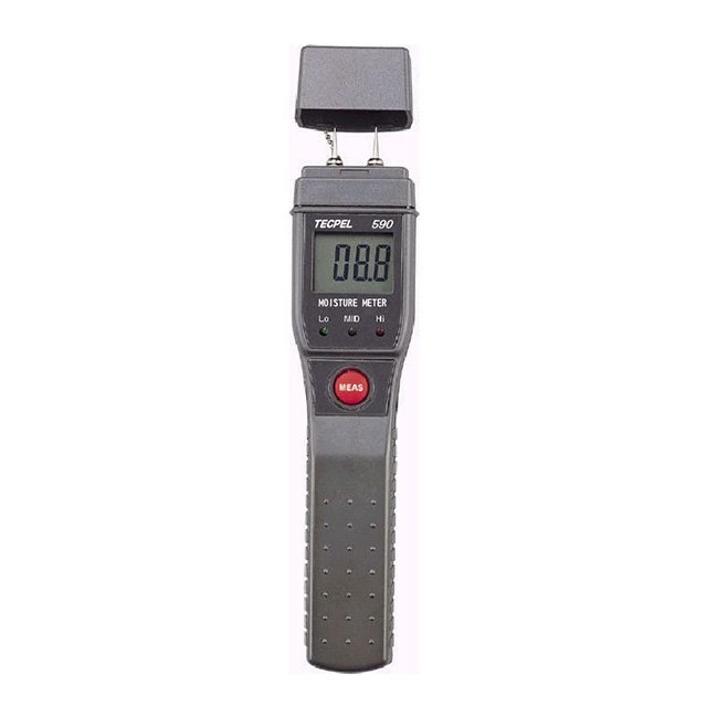 TECPEL TMM-590 portable moisture Meter for wood Digital Water Leak Detector, Moisture Tester, Pin Type