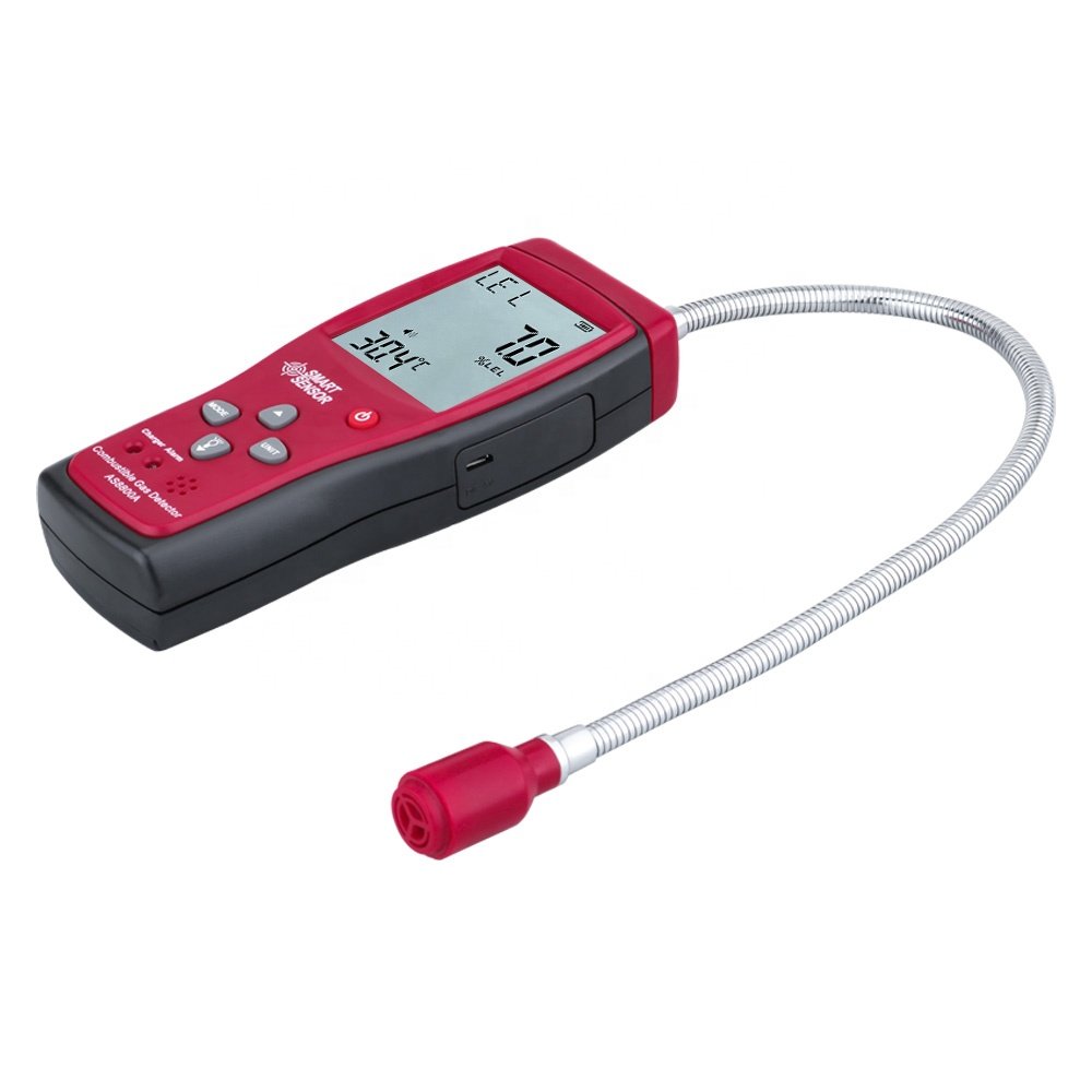 CE FCC Automotive Gas Analyzer Combustible Gas Detector Gas Leakage Location Determine leak Tester with Sound & Light Alarm Li-b