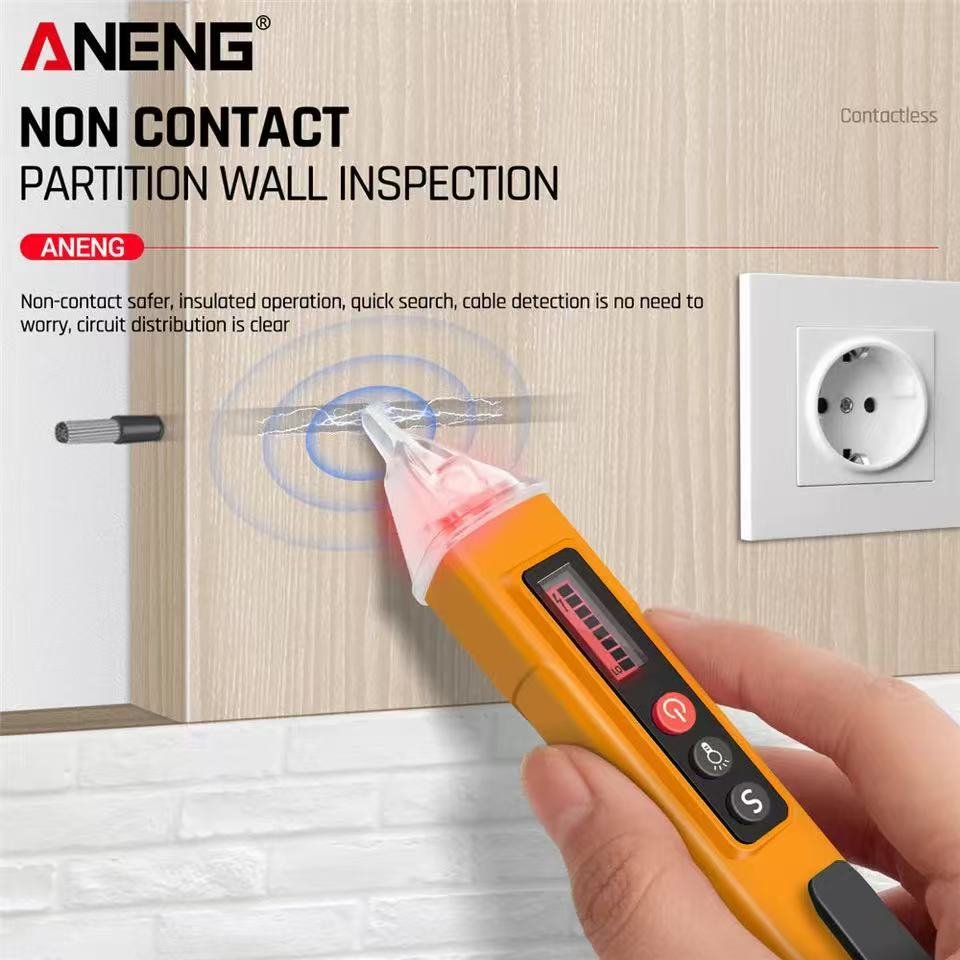 VC1010 Digital AC Voltage Detectors Smart Non-Contact Tester Pen Meter 12-1000V Current Electric Sensor Test Pencil