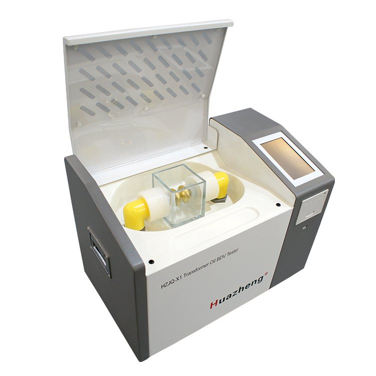 Huazheng transformer oil breakdown voltage analysis oil dielectric strength tester oil bdv test kit 80kv