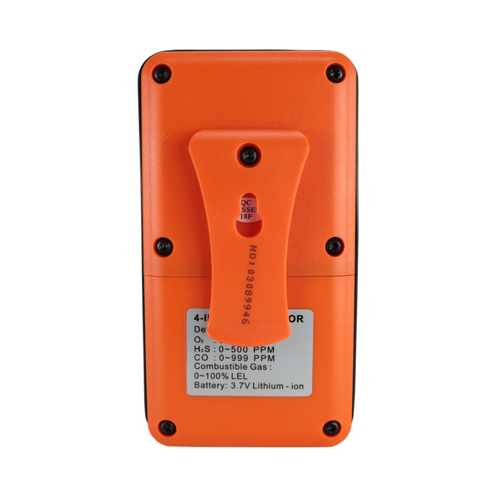 4 in 1 EU Digital Gas Detector O2 H2S CO LEL Handheld Mini Gas Analyzer Air Monitor Gas Leak Tester Carbon Monoxide Meter ST8900
