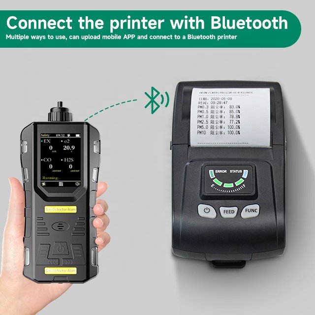 4 in 1 handheld detector portable 4 in 1 gas alarm
