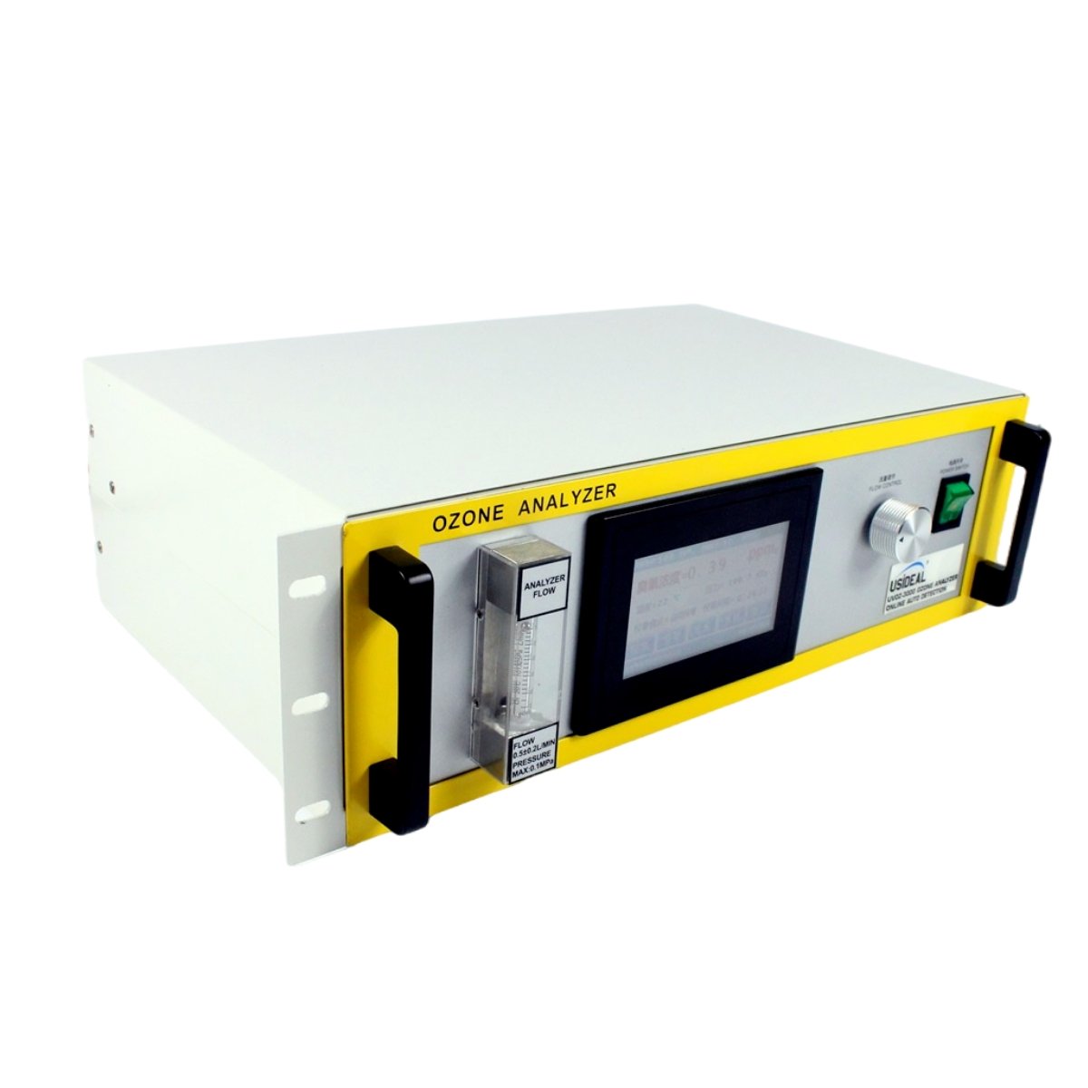 High precision pressure compensation ozone gas analyser ozone tester for space