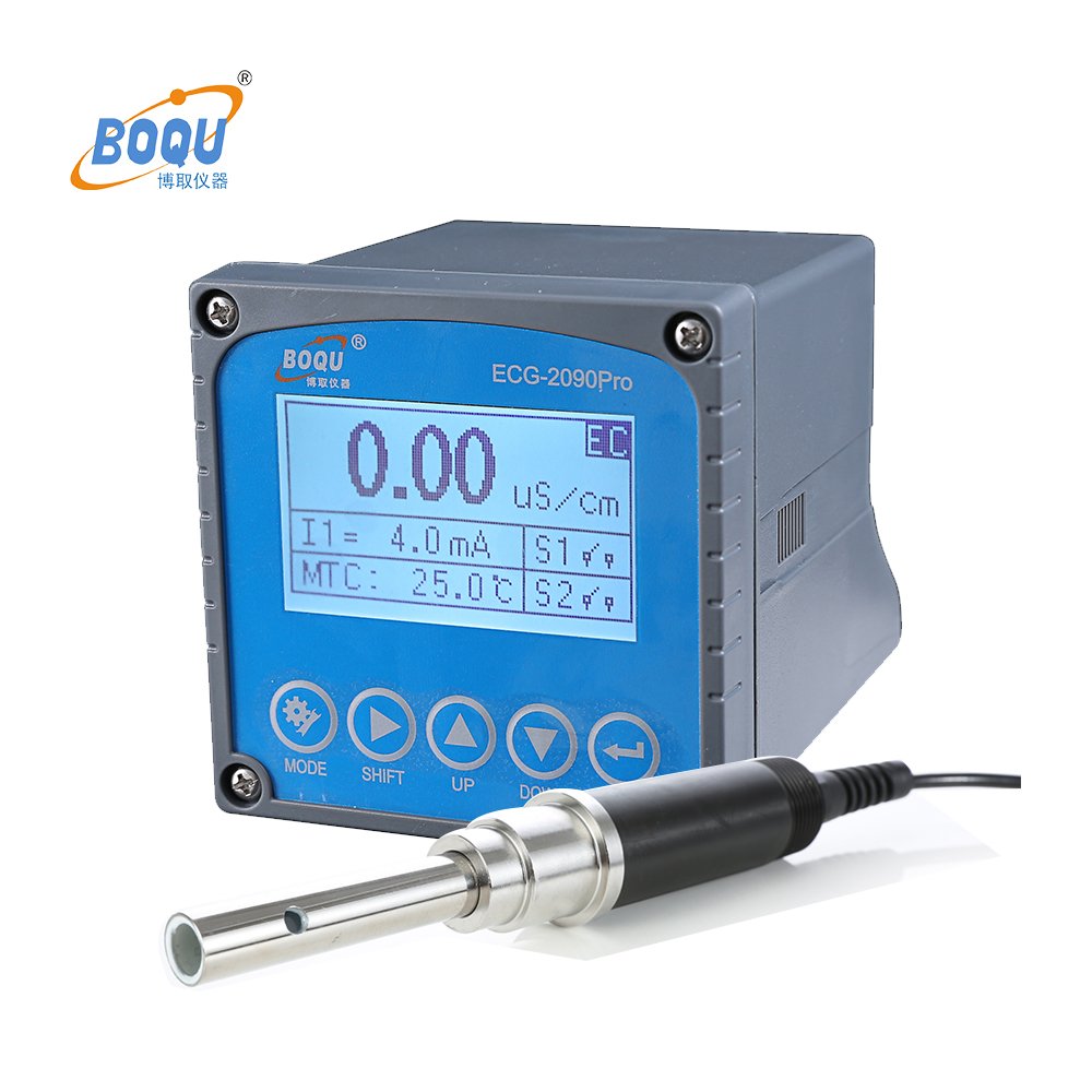 ECG-2090Pro Measure EC TDS Salinity Water Probe Electrical Conductivity Meter For Power Plant Boiler Water Monitor