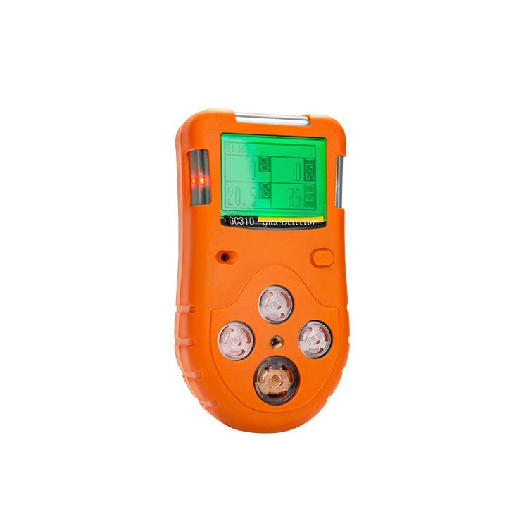 4 In 1 Gas Analyzer Detector Portable O2 CO H2S LEL Tester Toxic Portable Multi Gas Detector