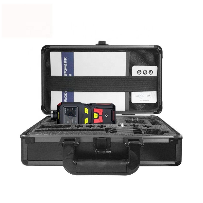 High Precision CO H2S O2 Ex(LEL CH4) 4 gas detector pump type multi gas detector meter toxic and harmful gas sensor