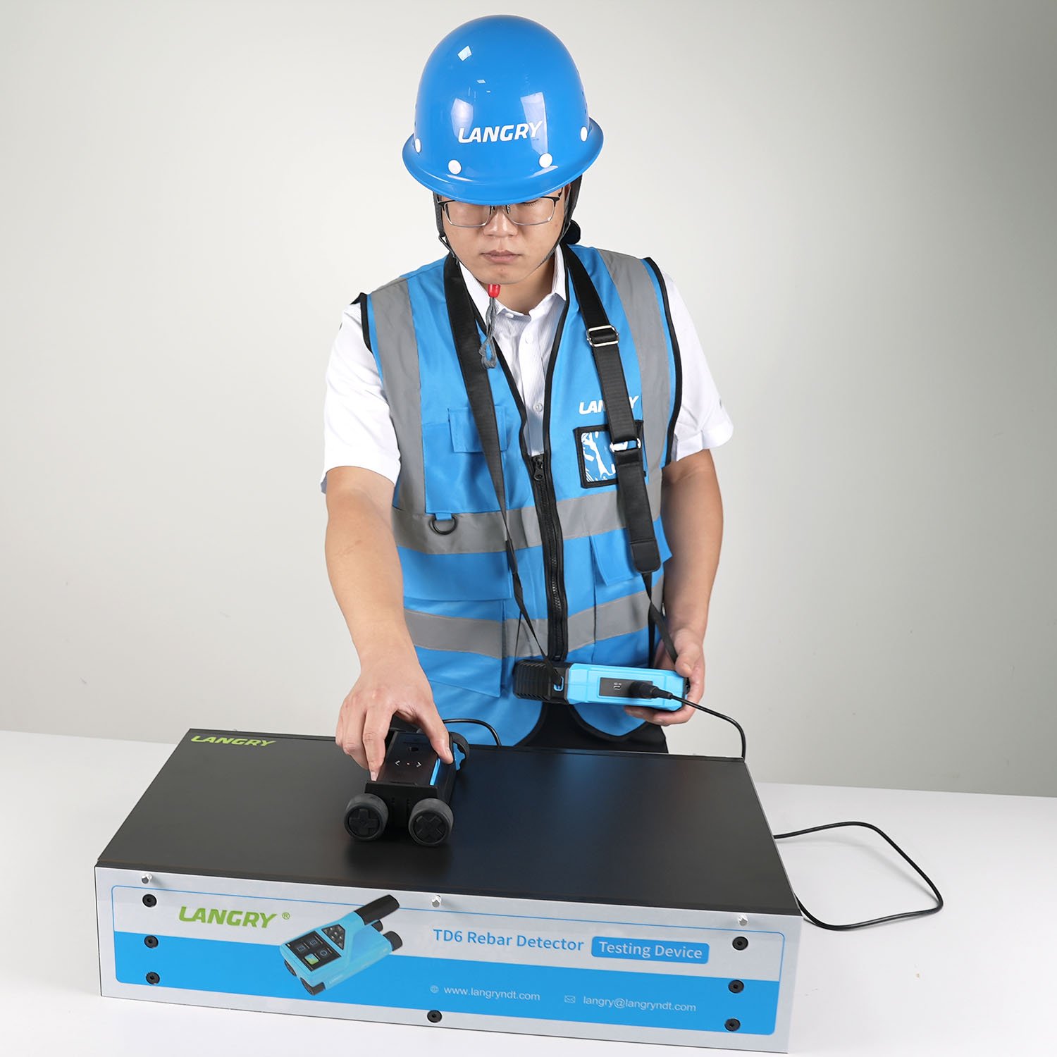 Detect Rebar Instrument Rebar Scanner Rebar Position Tester In Concrete