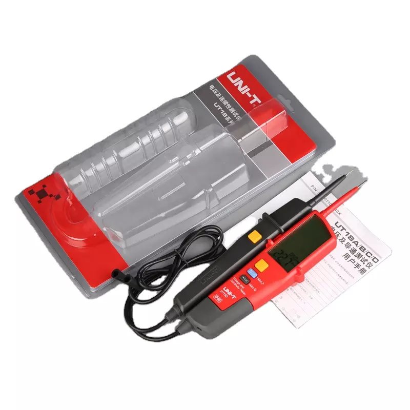 UNI-T UT18D 690V Precise Testing AC DC Voltage Meter Metal Detector Digital Voltmeter Waterproof Test Pen LCD Display RCD Test