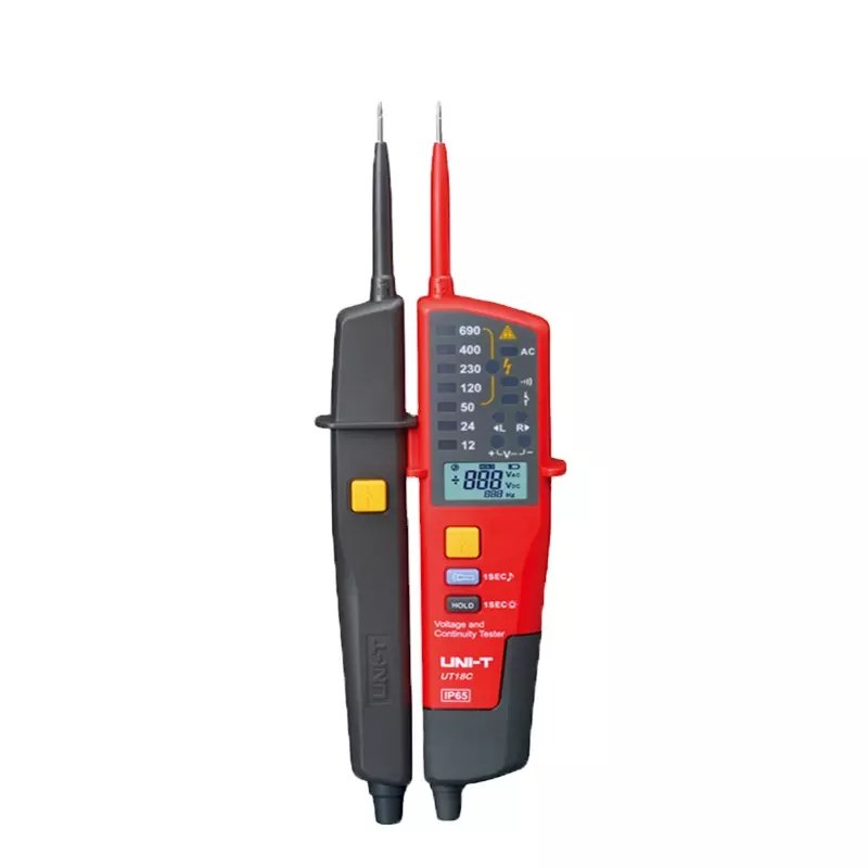 UNI-T UT18D 690V Precise Testing AC DC Voltage Meter Metal Detector Digital Voltmeter Waterproof Test Pen LCD Display RCD Test